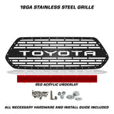 Toyota, Tacoma, Grilles, Truck Grilles, Truck, Grille, Grill, 300 Industries, Powder Coat, Aftermarket Accessories