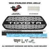 Toyota, Tacoma, Grilles, Truck Grilles, Truck, Grille, Grill, 300 Industries, Powder Coat, Aftermarket Accessories