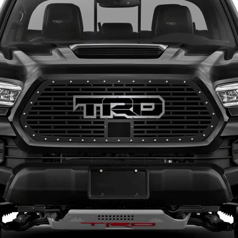 1 Piece Steel Pro Style Grille for Toyota Tacoma 2018-2022 - TRD w/ SS Accent