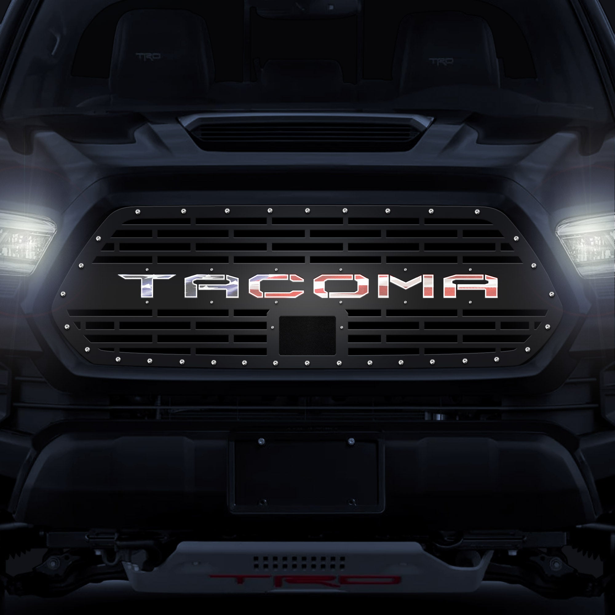 Toyota, Tacoma, Grilles, Truck Grilles, Truck, Grille, Grill, 300 Industries, Powder Coat, Aftermarket Accessories