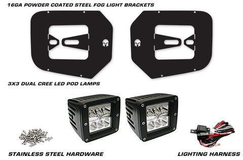 2PC LED Fog Light and Mounting Bracket Kit for Toyota Tacoma 2016-2017 2PC LED Fog Light and Mounting Bracket Kit for Toyota Tacoma 2016-2017
